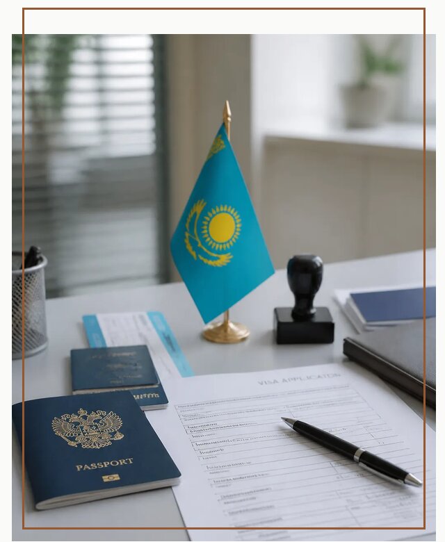 Оформление визы в Казахстан для поездки и работы в Одинцове