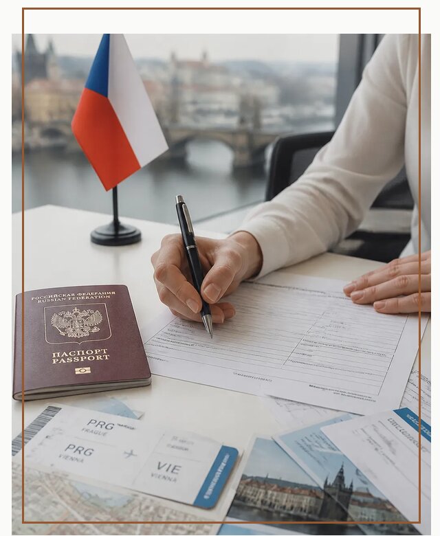 Оформление визы в Чехию под ключ для поездки в Одинцове