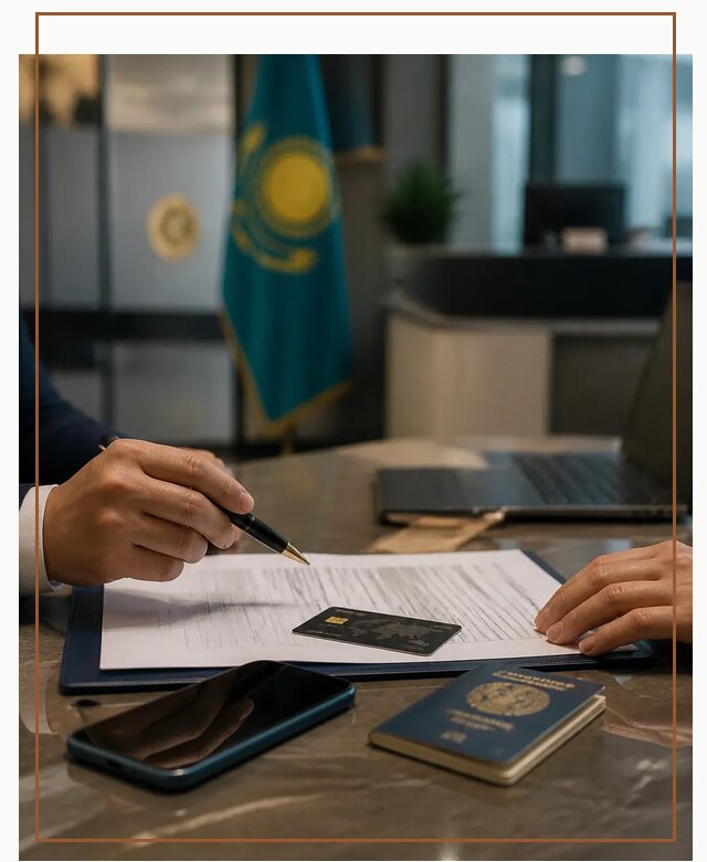 Открытие счета и банковской карты в Казахстане в Одинцове